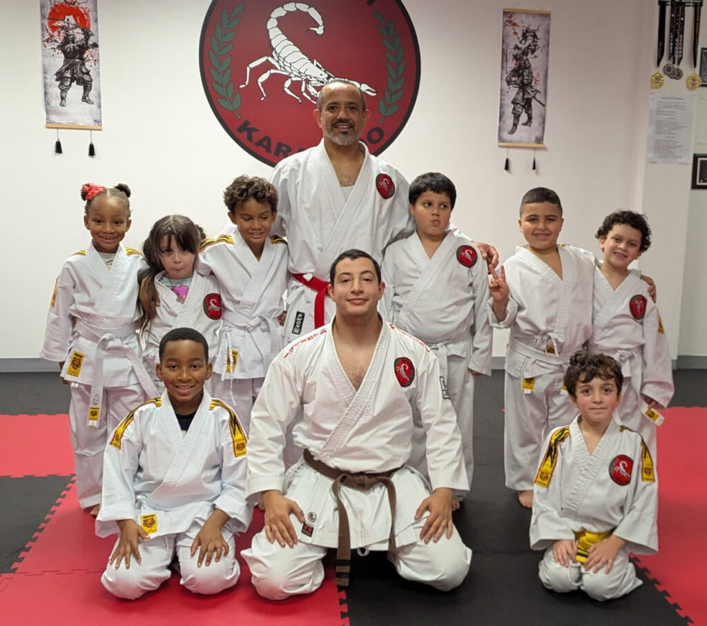 group photo with owner